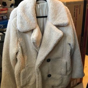Free People Teddy Peacoat